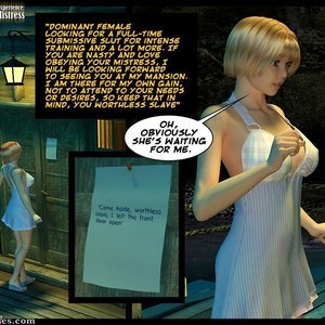 Adelles Submission Experience – Issue 1 – Meeting the Mistress Sex Comic sex 3