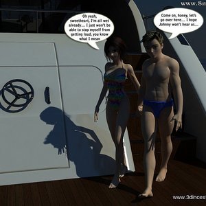 Porn Comics - Crazy family gang-bang in the blue water Sex Comic