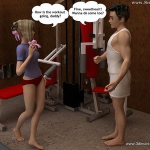 Daughter helps her daddy in training Sex Comic sex 4