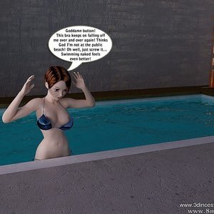 Naughty sonny gets gang-banging in the pool Sex Comic sex 3