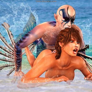 Aqua Monsters Fucking Cute Girls – Aquaman of the Caribbean Sex Comic sex 28