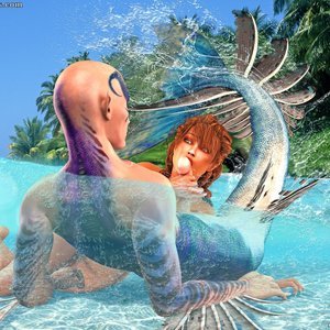 Aqua Monsters Fucking Cute Girls – Aquaman of the Caribbean Sex Comic sex 30