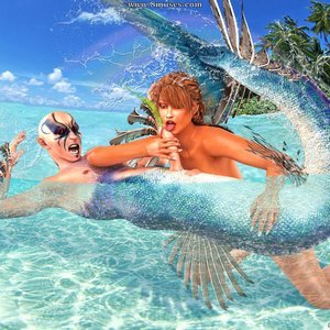 Aqua Monsters Fucking Cute Girls – Aquaman of the Caribbean Sex Comic sex 31