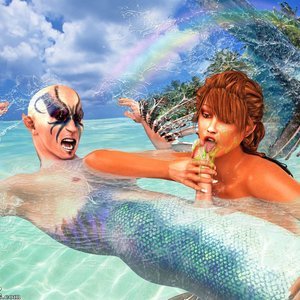 Aqua Monsters Fucking Cute Girls – Aquaman of the Caribbean Sex Comic sex 32