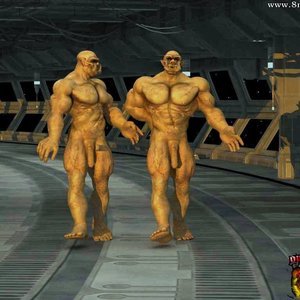 Porn Comics - Dilapidated – Set 04 – Ogres in Space Sex Comic