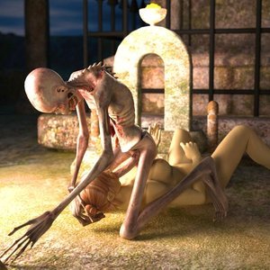 Monster Fucking Cute Girls – Naughty Skeleton Sex Comic sex 13