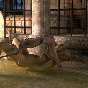 Monster Fucking Cute Girls – Naughty Skeleton Sex Comic sex 24