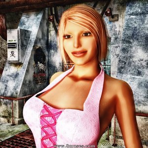 Monster Fucking Cute Girls – Pink Dress in the Factory Sex Comic sex 2