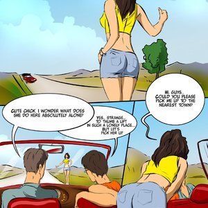 Porn Comics - Hitchhiker Bitch Sex Comic