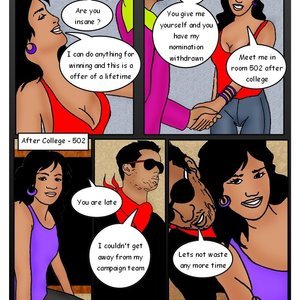 Kirtu Fan Series – College Election Sex Comic sex 5